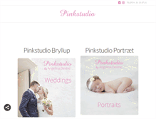 Tablet Screenshot of pinkstudio.dk